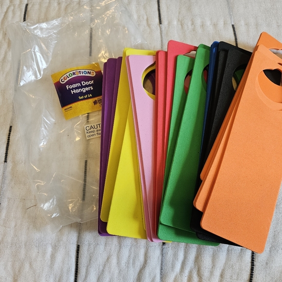 Craft Supplies Foam Door Hangers Multicolor Classroom Teacher - Picture 2 of 3